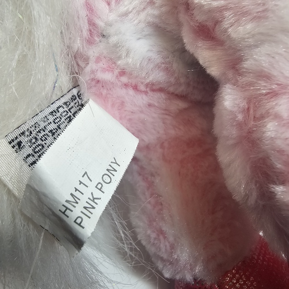 Ganz Webkinz Pink Pony HM117 Plush Stuffed Animal Toy Pink Horse, 7" No Code - Picture 8 of 10